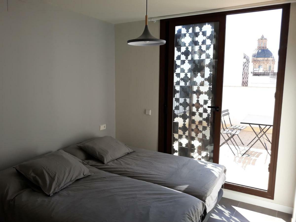 Apartmán Apartamento Con Terraza En San Luis Sevilla Exteriér fotografie